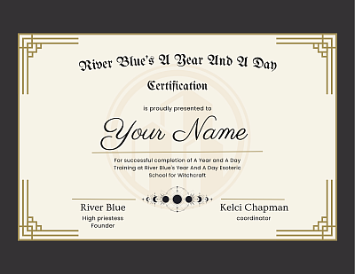 Graduation certificate